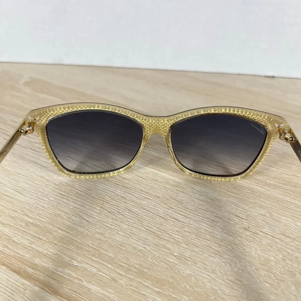 Gucci GG3675/S 4WHJJ Sunglasses READ DESC Black Gold 56-15-140